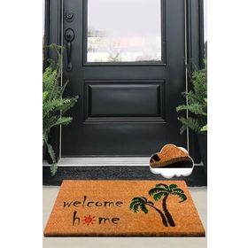 Chilai Home Coco Paume Doğal Koko Kıl Kapı Önü Paspası