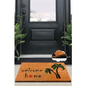 Chilai Home Coco Paume Doğal Koko Kıl Kapı Önü Paspası