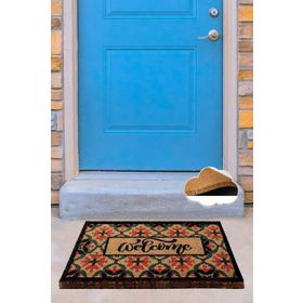 Chilai Home Coco Vintage White Doğal Koko Kıl Kapı Önü Paspası