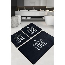 Chilai Home Con Amore Djt 3'lü Set Banyo Halısı