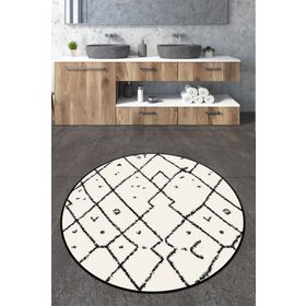 Chilai Home Dalmata Djt 100x100 cm Banyo Halısı
