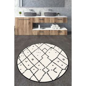 Chilai Home Dalmata Djt 120x120 cm Banyo Halısı
