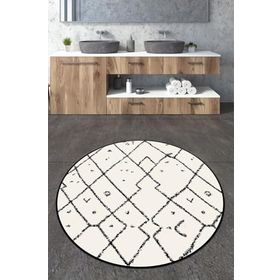 Chilai Home Dalmata Djt 120x120 cm Banyo Halısı