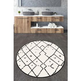 Chilai Home Dalmata Djt 120x120 cm Banyo Halısı