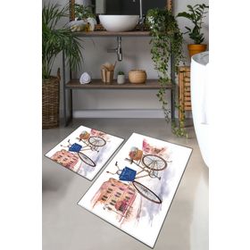 Chilai Home Dance Street Djt 2'li Set Banyo Halısı
