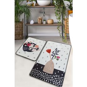 Chilai Home Darling 2'li Set Djt Banyo Halısı