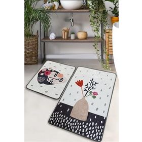 Chilai Home Darling 2'li Set Djt Banyo Halısı