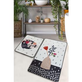 Chilai Home Darling 2'li Set Djt Banyo Halısı