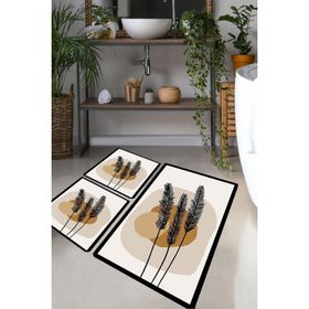 Chilai Home Day Sunrıse Djt 3'lü Set Banyo Halısı