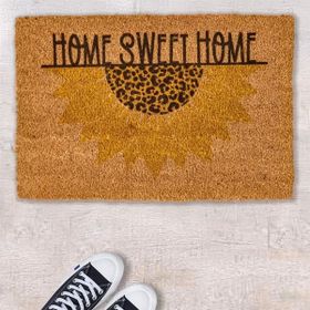 Chilai Home Die Sonne Koko Ayçiçeği Desenli 40x60 cm Renkli Kapı Paspası