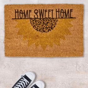 Chilai Home Die Sonne Koko Ayçiçeği Desenli 40x60 cm Renkli Kapı Paspası