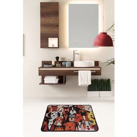 Chilai Home Dogs Djt 40x60 cm Banyo Halısı