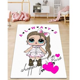 Chilai Home Doll Djt Yıkanabilir Kaymaz Taban 80x200 cm Çocuk ve Bebek Halısı