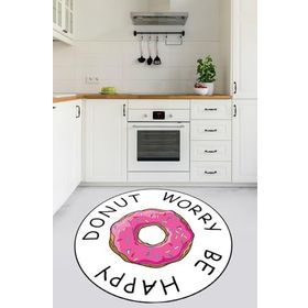 Chilai Home Donut Worry Djt 140x140 cm Mutfak Halısı