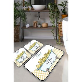 Chilai Home Ducks Djt 3'lü Set Banyo Halısı