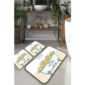 Chilai Home Ducks Djt 3'lü Set Banyo Halısı