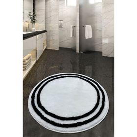 Chilai Home Duplici Beyaz Çap Banyo Halısı