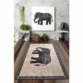 Chilai Home Elefante Nero Djt 80x200 cm Salon Halı