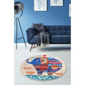 Chilai Home Etnic Djt Çap 140 cm Banyo Halısı