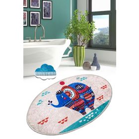 Chilai Home Etnic Oval Djt 70x120 cm Banyo Halısı