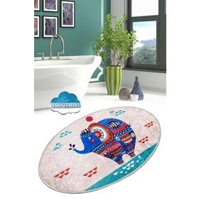 Chilai Home Etnic Oval Djt 70x120 cm Banyo Halısı