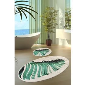 Chilai Home Floret Djt 2'li Set Banyo Halısı Klozet Takımı