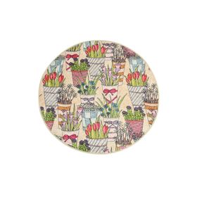 Chilai Home Flowerpot Djt Çap 100 cm Banyo Halısı