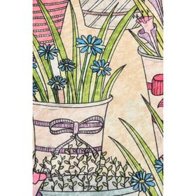 Chilai Home Flowerpot Djt Çap 100 cm Banyo Halısı