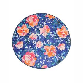 Chilai Home Flowers Djt Çap 100 cm Banyo Halısı