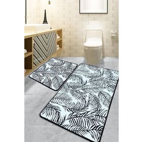 Chilai Home Frond 2'li Set Djt Banyo Halısı