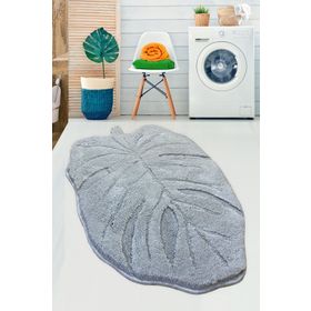 Chilai Home Frunze Gri Akr 80x120 cm Banyo Halısı