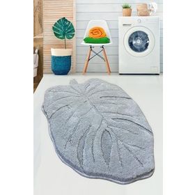 Chilai Home Frunze Gri Akr 80x120 cm Banyo Halısı