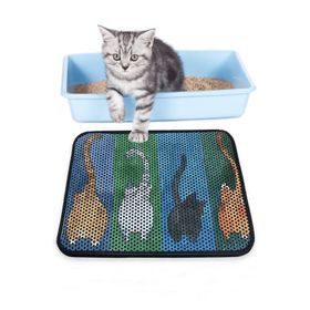Chilai Home Gatto Carino Gri Elekli Tuvalet Önü Kedi Kumu Paspası