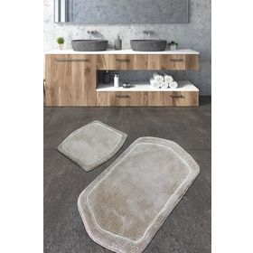 Chilai Home Genom Taş İkili Set Banyo Halısı