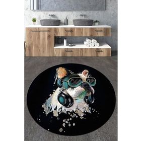 Chilai Home Glasses Dog Djt 140x140 cm Banyo Halısı