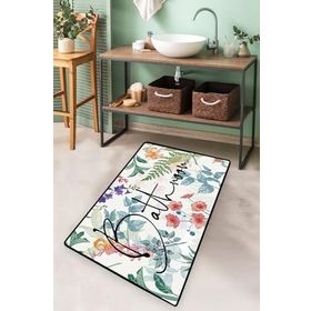 Chilai Home Green in Flower Djt 70x120 cm Banyo Halısı
