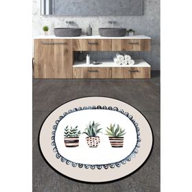 Chilai Home Guipure Djt 120x120 cm Banyo Halısı