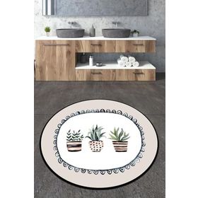Chilai Home Guipure Djt 120x120 cm Banyo Halısı