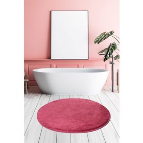 Chilai Home Havai Çap Fuşya 90x90 cm Banyo Halısı