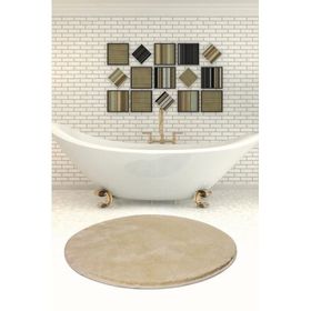 Chilai Home Havai Çap Taş 90x90 cm Banyo Halısı