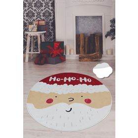 Chilai Home Ho Ho Ho Djt Çap Yeni Yıl 140x140 cm Halı