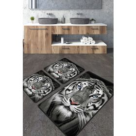 Chilai Home Hunter Djt 3'lü Set Banyo Halısı
