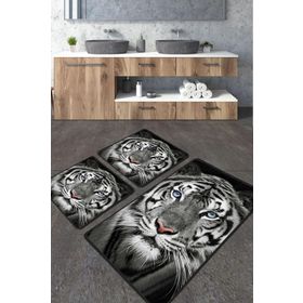 Chilai Home Hunter Djt 3'lü Set Banyo Halısı