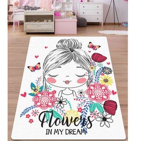 Chilai Home In My Dream Djt Yıkanabilir Kaymaz Taban 80x120 cm Çocuk ve Bebek Halısı