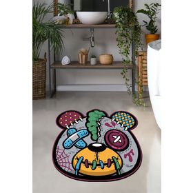 Chilai Home Injured Panda 100x100 cm Banyo Halısı