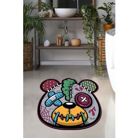 Chilai Home Injured Panda 120x120 cm Banyo Halısı