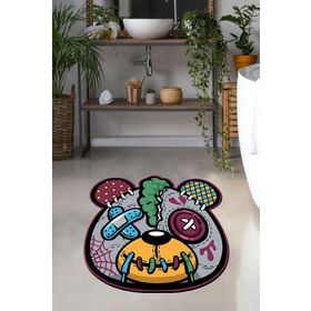 Chilai Home Injured Panda 140x140 cm Banyo Halısı