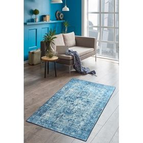 Chilai Home Isabel Mavi Djt 80x150 cm Dekoratif Salon Halısı
