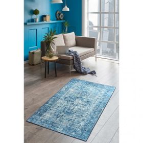 Chilai Home Isabel Mavi Djt 80x200 cm Dekoratif Salon Halısı