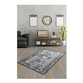 Chilai Home Isabel Siyah Djt 100x200 cm Dekoratif Salon Halısı